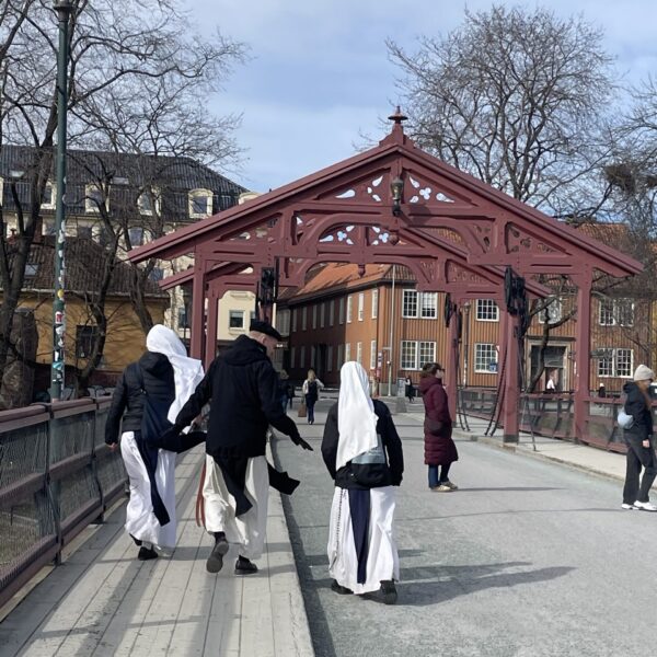 Trondheim- walking with Bishop